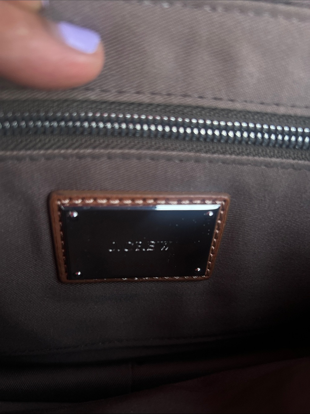 J.Crew Black Quilted Leather Top Handle Crossbody Satchel Shoulder Bag - Picture 3 of 10